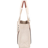 Chloé Canvas Medium Woody Tote Shoulder Bag