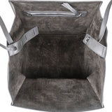 Céline Black Drummed Calfskin Phantom Handbag