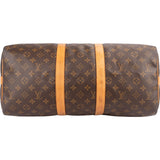 Louis Vuitton Monogram Canvas Keepall 45 Bandoulière Travel Bag