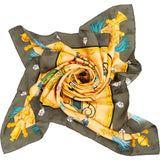 Hermès Plumes et Grelots Silk Carre 90 Scarf Tuch