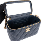 Chanel Quilted Lambskin Vanity CC Crossbody Bag
