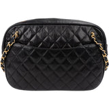 Chanel Quilted Lambskin Vintage Camera Crossbody Bag
