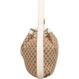 Gucci Monogram GG Canvas Tassel Drawstring Shoulder Bag