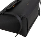 Céline Black Grained Calfskin Nano Belt Handbag
