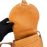 Chloé Grained Calfskin Marcie Saddle Small Crossbody Bag