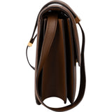 Celine Classic Brown Boxcalf Leather Medium Boc Crossbody Bag