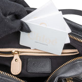 Chloé Black Leather Paraty Handbag