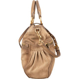 Miu Miu Brown Suede Leather Tote Handbag