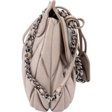 Miu Miu Grey Matelassé Nappa Leather Coffer Crossbody Bag