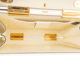 Gucci White Plexiglass Sylvie 1969 Mini Top Handle Handbag