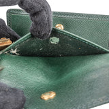Louis Vuitton Green Taiga Leather Key Holder