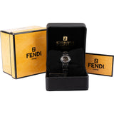 Fendi Silver Tone F Emblem Bracelet 3050L Women Watch