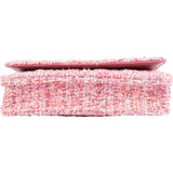 Chanel Quilted Tweed Wallet on Chain Crossbody Bag
