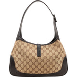 Gucci Monogram GG Canvas Jackie Web Stripe Shoulder Bag