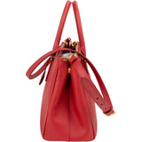 Prada Red Saffiano Leather Galleria Handbag