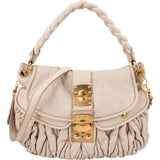 Miu Miu Matelassé Leather Coffer Handbag