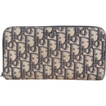 Christian Dior Trotter Monogram Zipped Long Wallet - vintageandkickz