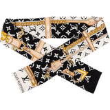 Louis Vuitton Silk Ultimate Monogram Bandeau Twilly Tuch Scarf