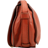 Chloé Grained Calfskin Marcie Mini Saddle Crossbody Bag