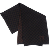 Louis Vuitton Wool Monogram Damier Schal Scarf