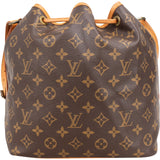 Louis Vuitton Monogram Canvas Sac Noé Petit Shoulder Bag