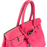 Hermès Pink Candy Epsom Palladium Birkin 30 Handbag