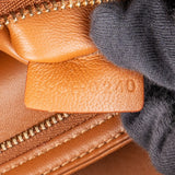 Celine Canvas & Calfskin Teen Triomphe Crossbody Bag