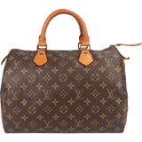 Louis Vuitton Monogram Canvas Speedy 30 Handbag