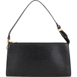 Louis Vuitton Noir Epi Leather Pochette Accessoires Handbag