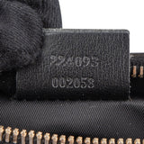 Gucci Black Monogram GG Canvas Pochette Handbag