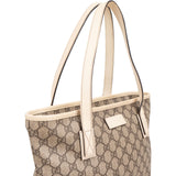 Gucci Monogram GG Supreme Canvas Small Tote Shoulder Bag