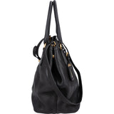 Prada Vitello Daino Leather Hobo Tote Handbag