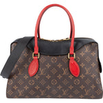 [🔄️B08 / F35] Louis Vuitton Monogram Canvas Flower Tote Handbag - vintageandkickz