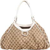 Gucci Monogram GG Canvas Abbey D-Ring Hobo Shoulder Bag