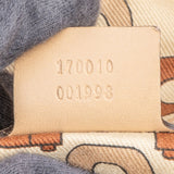 Gucci Beige Guccissima Leather Web GG Boston Shoulder Bag