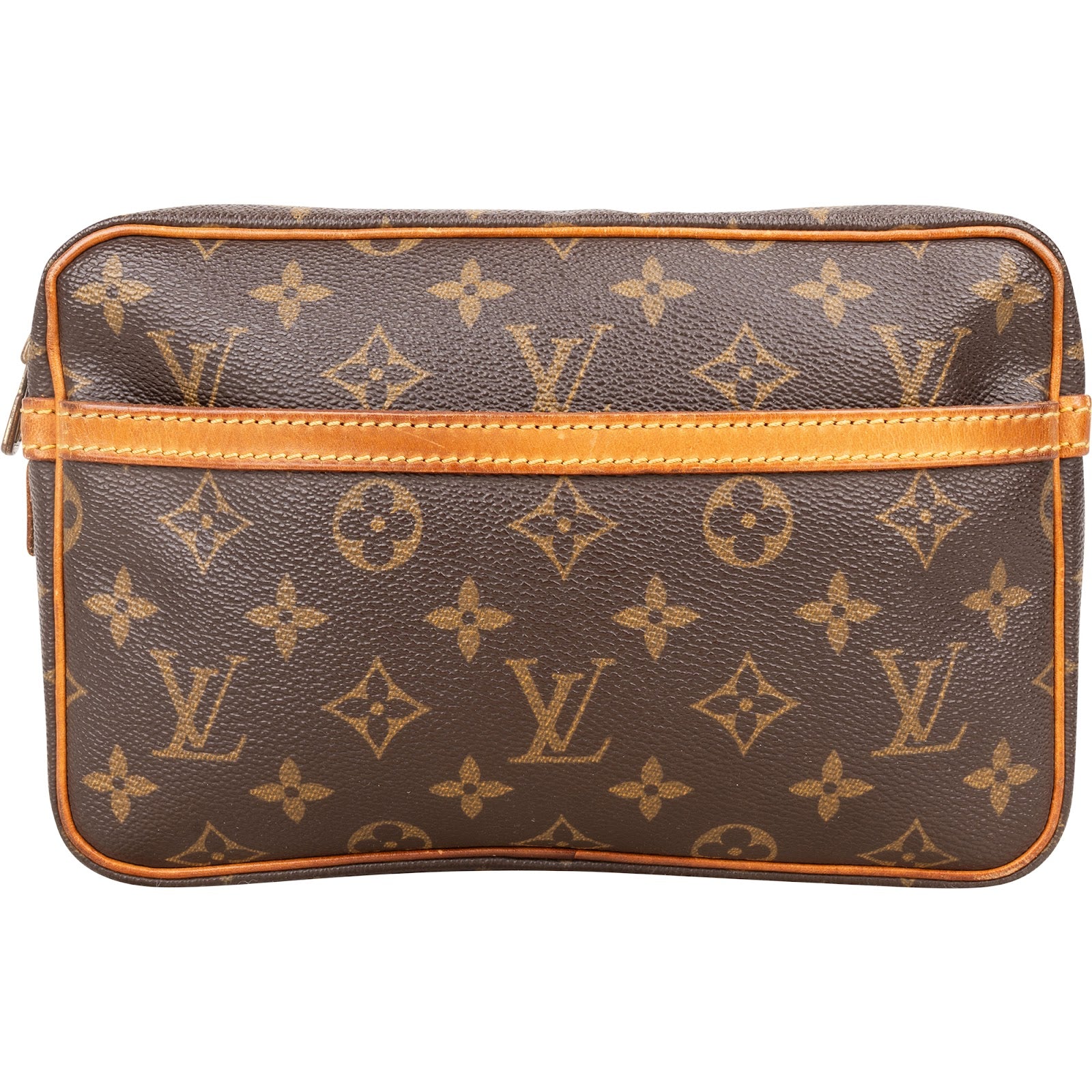 Louis Vuitton Monogram Canvas Compiegne 23 Clutch - vintageandkickz