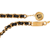 Chanel Multicolor Leather Chain Medallion Belly Chain Bauchkette