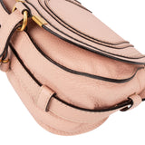 Chloé Grained Calfskin Mini Marcie Saddle Crossbody Bag