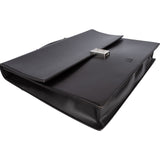 Dunhill Black Leather Briefcase Handbag