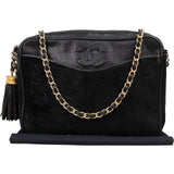 Chanel Pony Hair & Leather Tassel Camera Crossbody Bag
