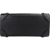 Celine Grained Leather Luggage Nano Crossbody Handbag