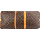 Louis Vuitton Monogram Canvas Keepall 55 Bandoulière Travel Bag