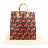 Louis Vuitton Limited Monogram Murakami Cerises Cherry Sac Plat Handbag