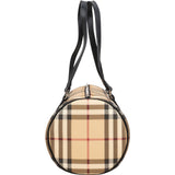 Burberry Nova-Check Monogram Barrel Handbag