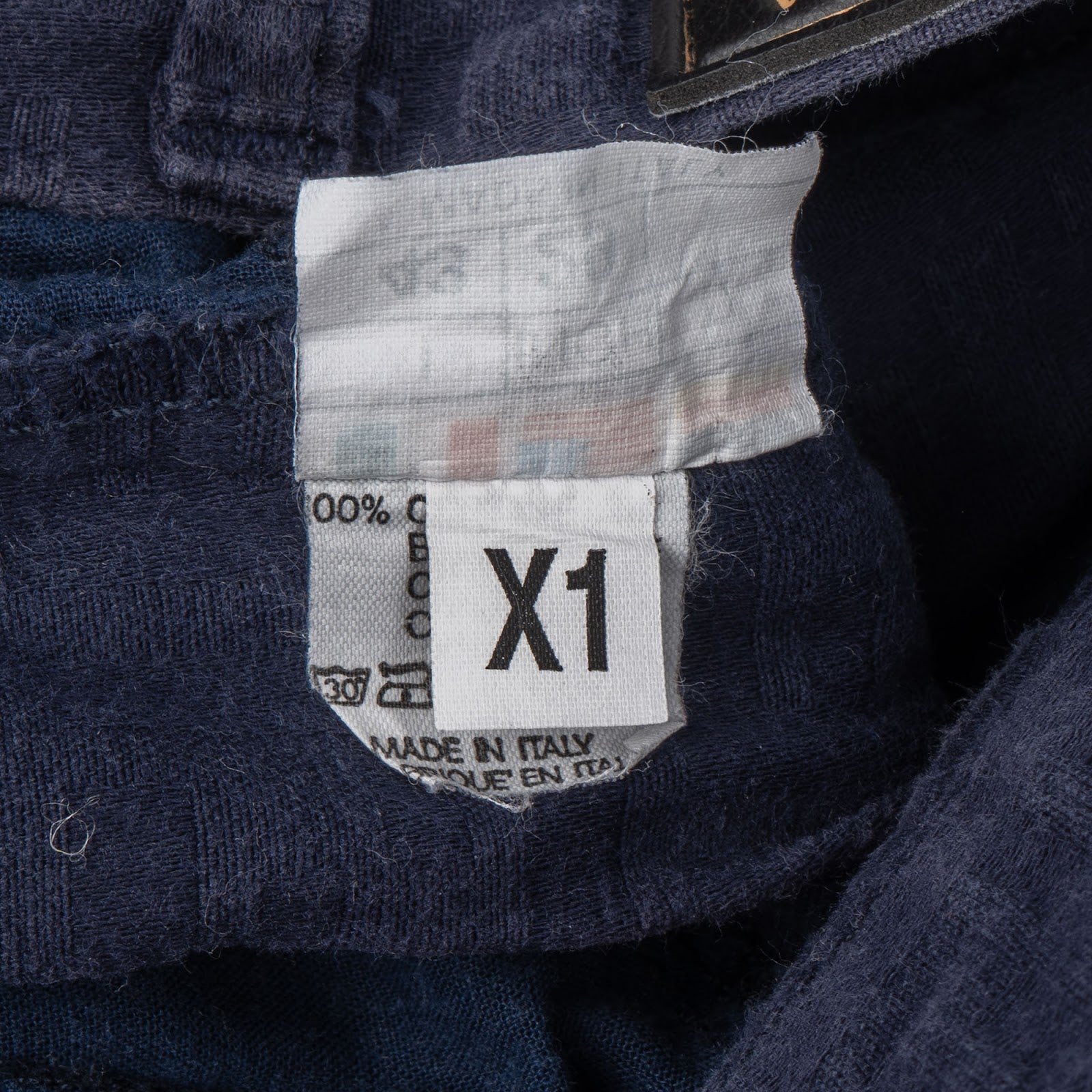 [🔄️B33 / F72] Fendi Navy Leather Jeans Trousers - vintageandkickz