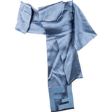 Fendi Blue Silk Paneled Dress Coat (IT40)
