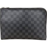 Louis Vuitton Monogram Damier Graphite Canvas Pochette Jour Clutch