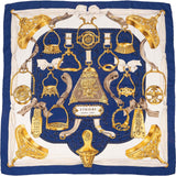 Hermès Etriers Silk Carre 90 Scarf Tuch