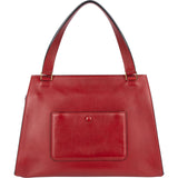 Céline Red Leather Large Edge Handbag