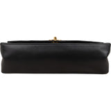 Chanel Quilted Lambskin 24K Gold Double Flap Shoulder Bag
